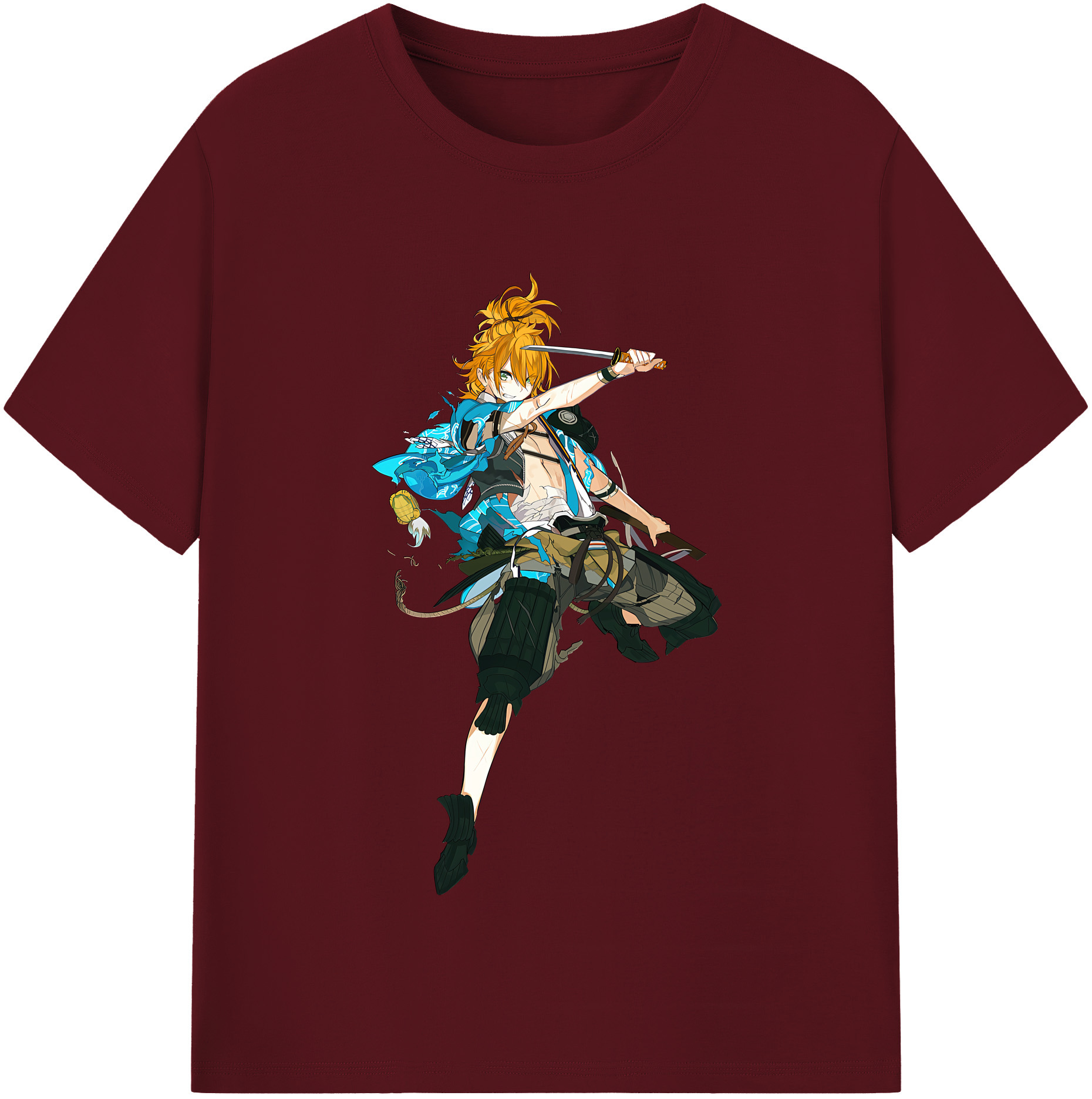 （画像用） 刀剣乱舞 Touken Ranbu 綿100％半袖Tシャツ（フロントプリント）